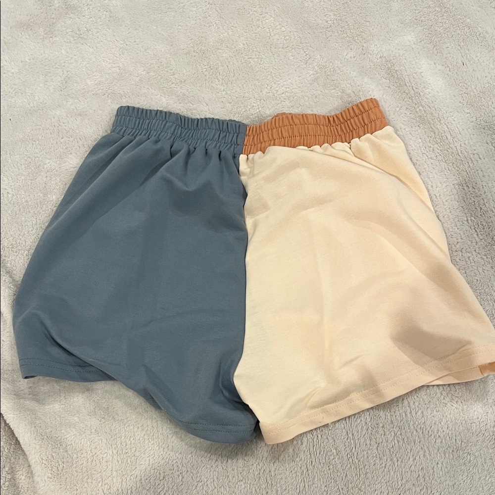 Two-Tone Colorblock Shorts - Picture 2 of 3
